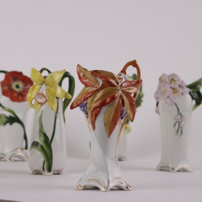 Group of Six Porcelain Vases by