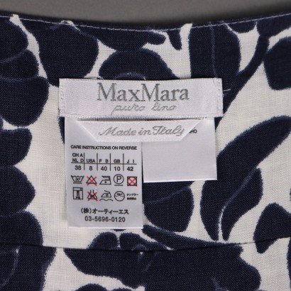 Max Mara Blumenkleid aus Leinen