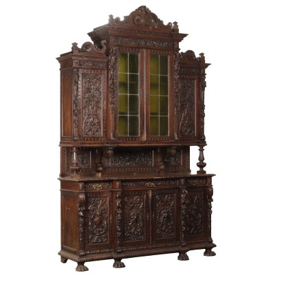 Double Body Sideboard in Neo-Renaissance Style