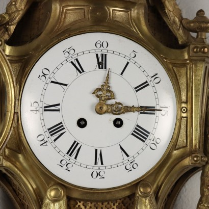 Reloj de pared de péndulo de bronce