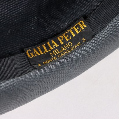 Gallia Peter Vintage Black Hat