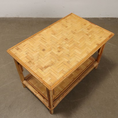 Bamboo coffee tables from the 80s