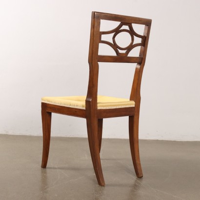 Pair of Direttorio chairs in walnut