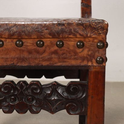 Baroque Chair in Carved Walnut