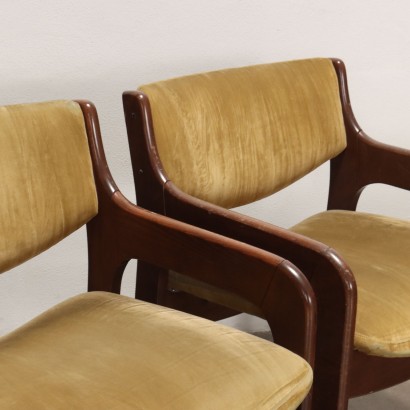 Juego de sillas de los años 60 0apostr,Juego de sillas de los años 60-70