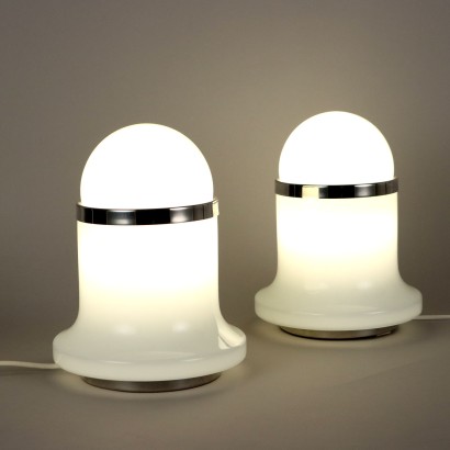 Dos lámparas de mesa Reggiani de los años 60
