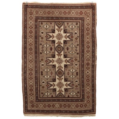 Antique Kaisery Carpet Cotton Wool Thin Knot Turkey 71 x 45 In