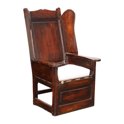 Antiker Sessel aus Eichenholz England des XIX Jhs