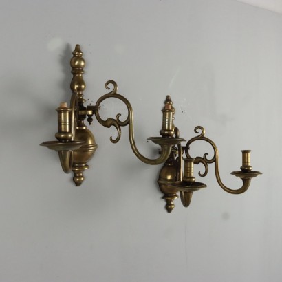 Pair of Bar Style Bronze Appliques