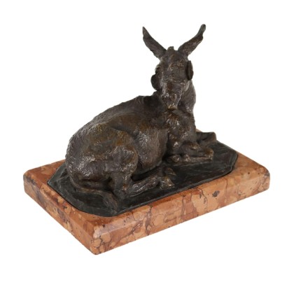 Antique Bronze Donkey Anonymous Italy XIX Century