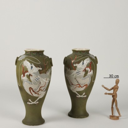 Pair of Ceramic Vases