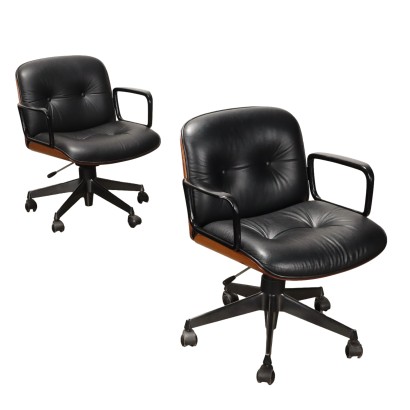 Two 60s Chairs Ennio Fazioli for MIM