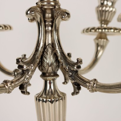 Par de Candelabros Fabricación en Plata