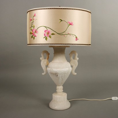 Lampe de table en albâtre