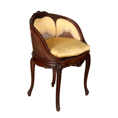 Antiker Sessel im Barockstil Holz Italien des XX Jhs