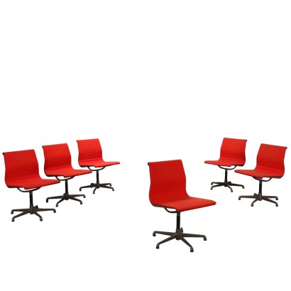 Six Swivel Chairs Charles & Ray Eames Production ICF
