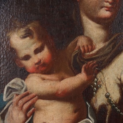 Painting Madonna with Child