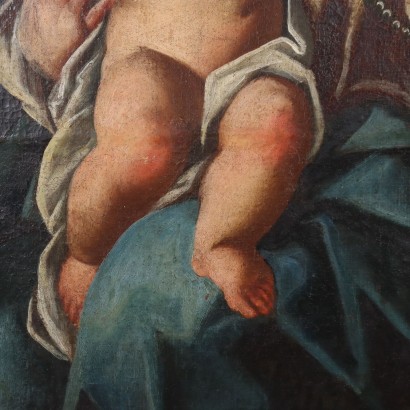 Painting Madonna with Child
