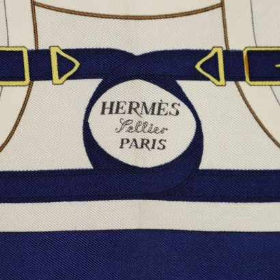 Hermes Eperon d'Or Foulard Vint