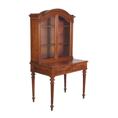 DESK WITH SHOWCASE, Neoclassical writing desk