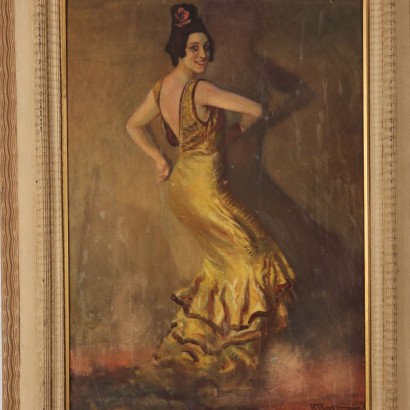 Dipinto di Adolfo Magrini,Ballerina,Adolfo Magrini,Adolfo Magrini,Adolfo Magrini,Adolfo Magrini,Adolfo Magrini