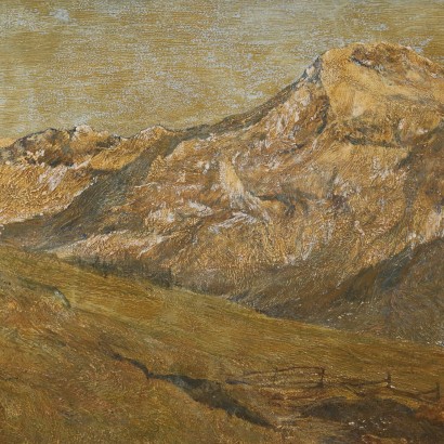 Peinture de Gino Federici,Paysage de montagne,Gino Federici,Gino Federici,Gino Federici,Gino Federici,Gino Federici