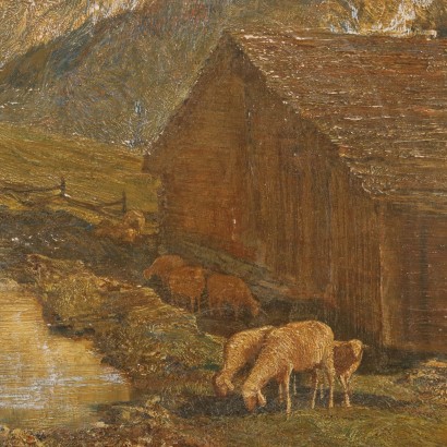 Painting by Gino Federici,Mountain landscape,Gino Federici,Gino Federici,Gino Federici,Gino Federici,Gino Federici