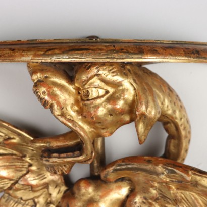 Carved and Gilded Wooden Shelf