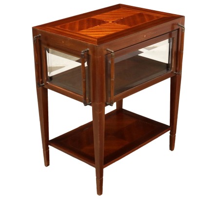 Antique Art Nouveau Side Table Maple Mahogany XIX-XX Century