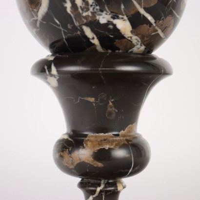 Vase and Sphere in Breccia Marble,Vase in Breccia Marble