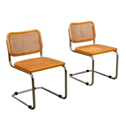 „Cesca“-Stühle von Marcel Breuer für Gavina, 1960er-70er Jahre
