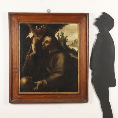 Gemälde des Heiligen Franziskus im Gebet