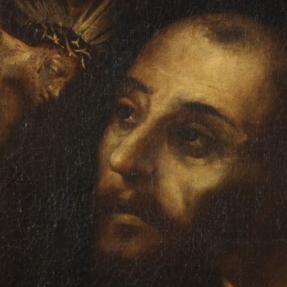 Gemälde des Heiligen Franziskus im Gebet