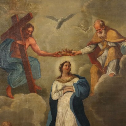 Gemälde Krönung der Jungfrau, die Krönung der Jungfrau