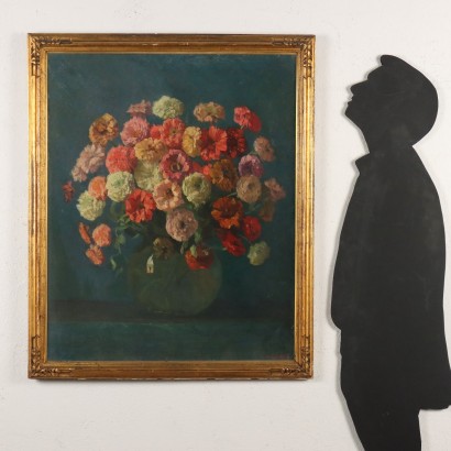 Peinture d'Adèle Bossi Carozzi,Composition florale,Adèle Bossi Carozzi,Adèle Bossi Carozzi,Adèle Bossi Carozzi