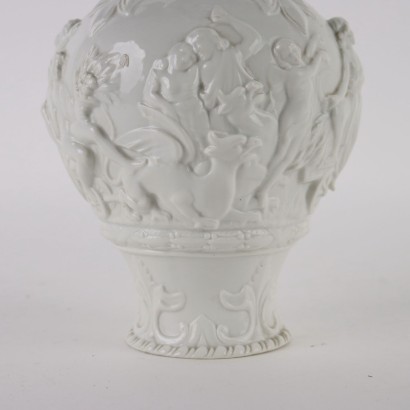 Vase en porcelaine blanche Ginori Doccia