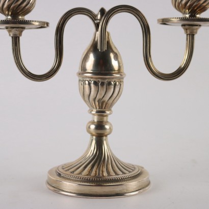 Pair of Miracle Silver Candelabra