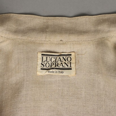 Veste en lin vintage Luciano Soprani