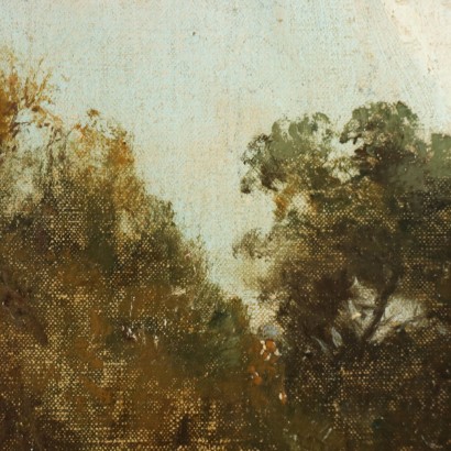 Painting Landscape with figure