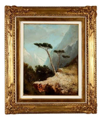 Painting Landscape with figure