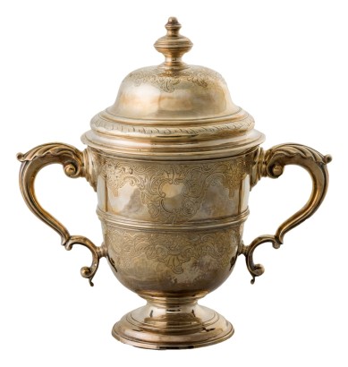 Antiker Silberner Pokal aus Georg II Zeit England des XVIII Jhs