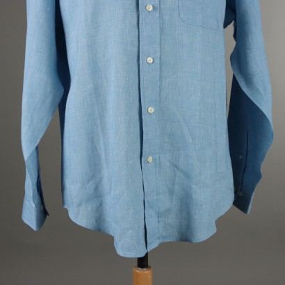 Brooks Brothers Light Blue Linen Shirt