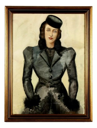 Gemälde Porträt einer jungen Frau
