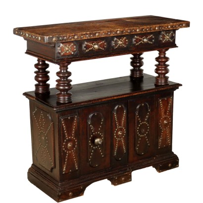 Sideboard with stand in Emilian Baroque style