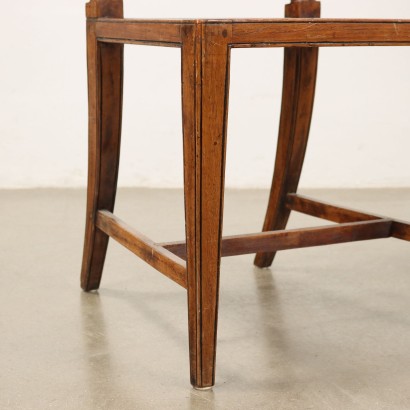 Gruppe von 6 Stühlen, Gruppe neoklassizistischer Walnussstühle