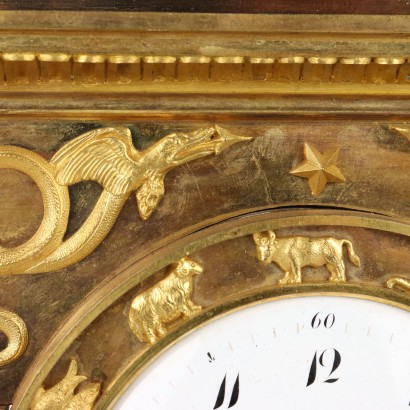 Gilded Bronze Table Clock Ro