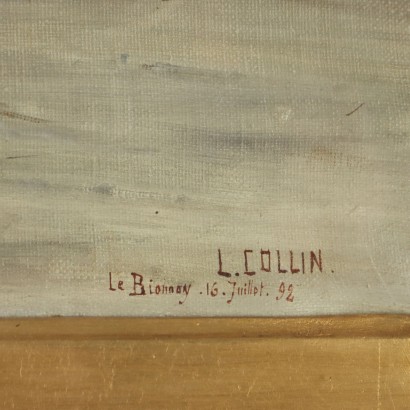 Pintura de Louis-Eugène Collin,Le Bionnay,Louis-Eugène Collin,Louis-Eugène Collin,Louis-Eugène Collin