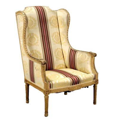 Bergère-Sessel im neoklassizistischen Stil