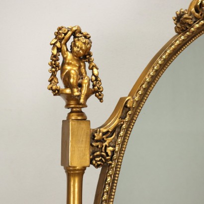 Console avec miroir de style baroque