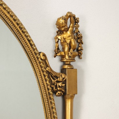 Console avec miroir de style baroque